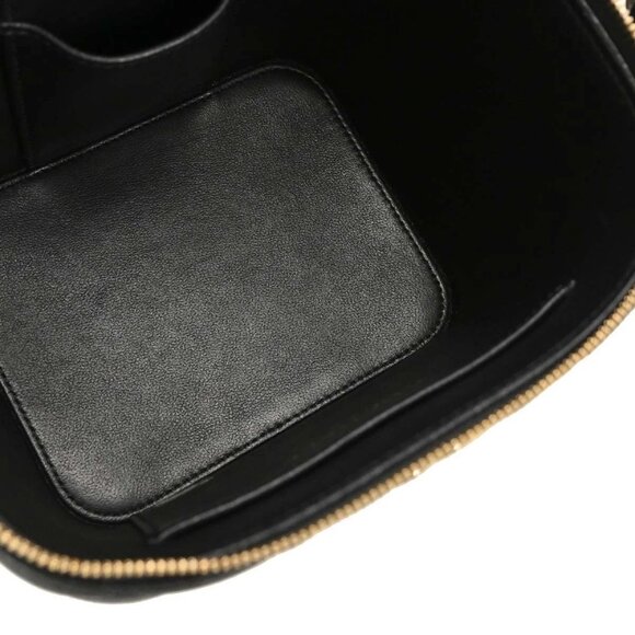 Chanel Black Calfskin Vanity 2way Handbag 166312 - Picture 8 of 10